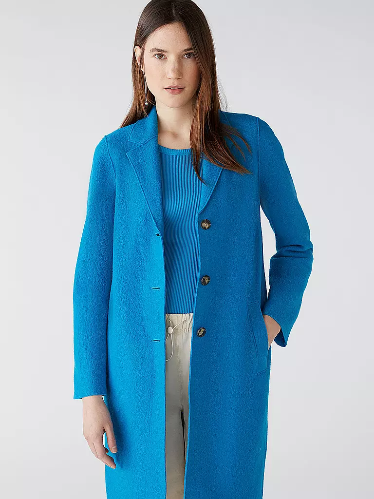 OUÍ | Wollmantel | Azul