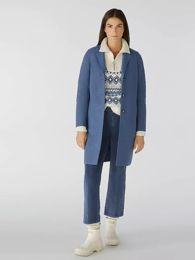 OUÍ | Wollmantel | Azul