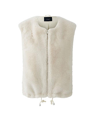 OUÍ | Chaleco con aspecto de piel