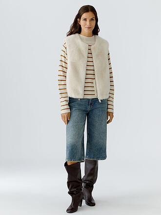 OUÍ | Chaleco con aspecto de piel