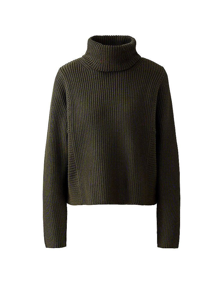 Ouí Rollkragenpullover oliva 38