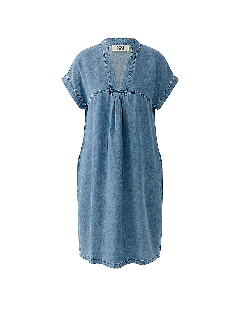 Ouí Vestido midi azul 36