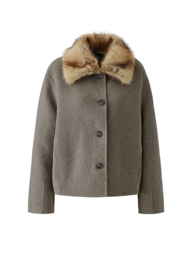 OUÍ Chaqueta marrón