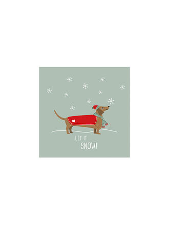 PAPER-PRODUCTS | Servilletas de almuerzo de Navidad 33x33cm Winter Story