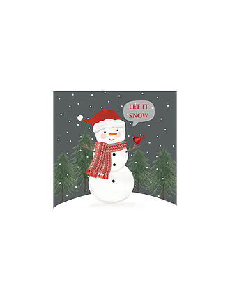 PAPER-PRODUCTS | Servilletas de almuerzo de Navidad 33x33cm SNOMAN en gris