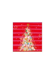 PAPER-PRODUCTS | Servilletas de Navidad 25x25cm | Rojo