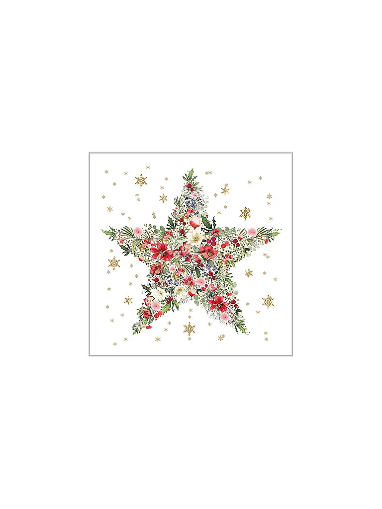 PAPER-PRODUCTS | Servilletas de Navidad 25x25cm | Blanco