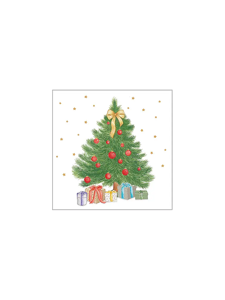 PAPER-PRODUCTS | Servilletas de Navidad 25x25cm | Blanco