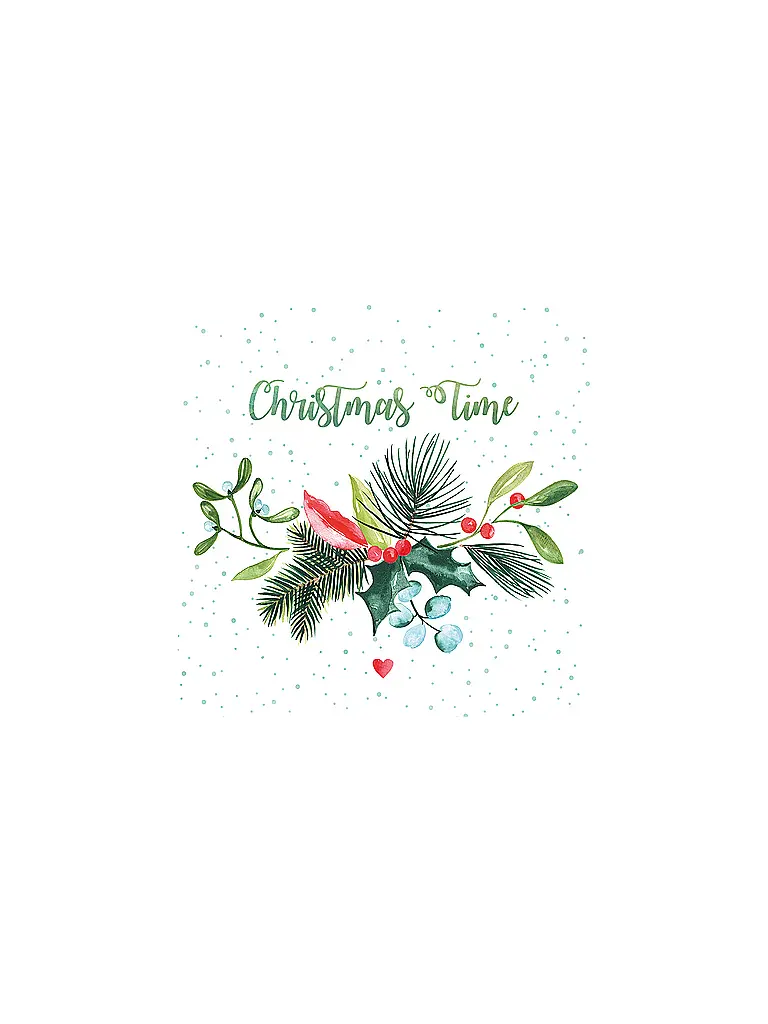 PAPER-PRODUCTS | Servilletas de Navidad 25x25cm | Blanco