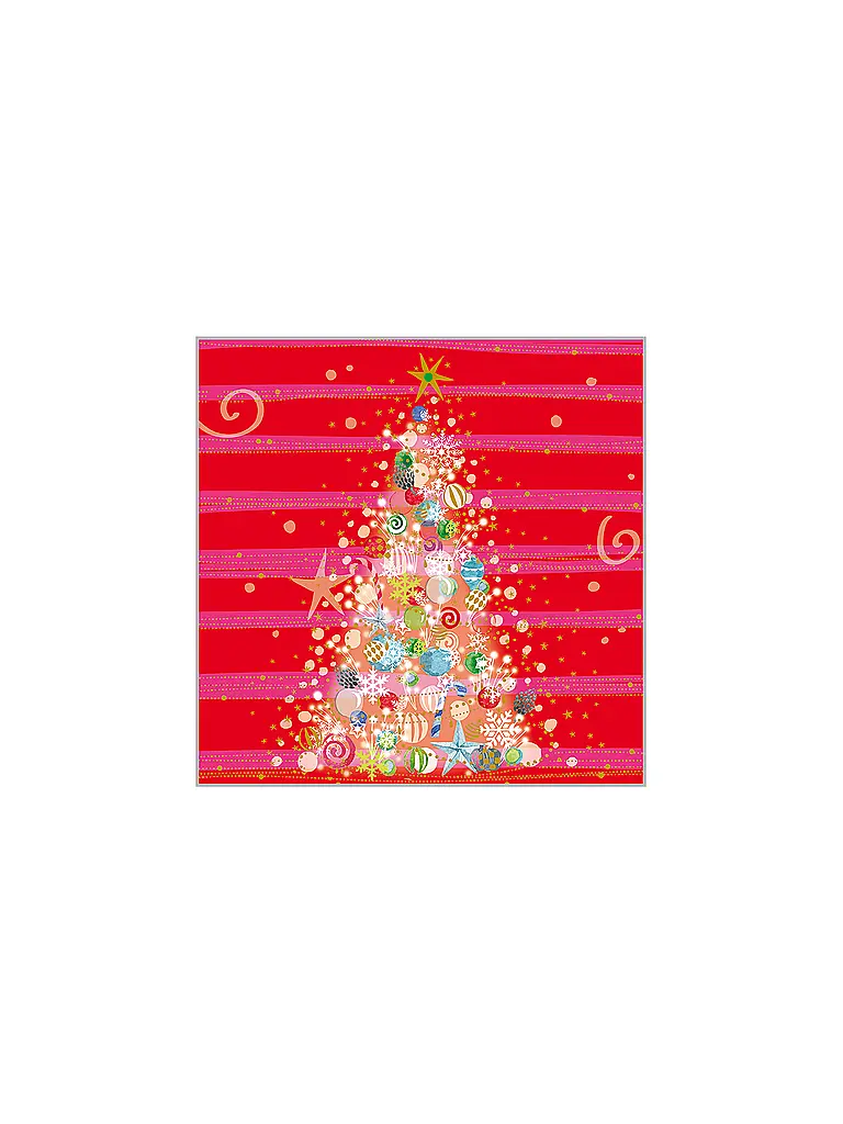 PAPER-PRODUCTS | Servilletas de Navidad 25x25cm | Rojo