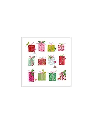 PAPER-PRODUCTS | Servilletas navideñas de 25x25 cm | Blanco