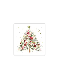 PAPER-PRODUCTS | Servilletas navideñas de 25x25 cm | Blanco
