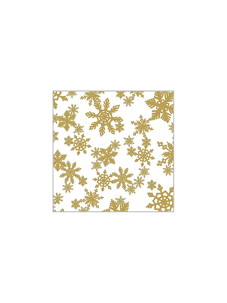 PAPER-PRODUCTS | Servilletas navideñas de 25x25 cm | Blanco