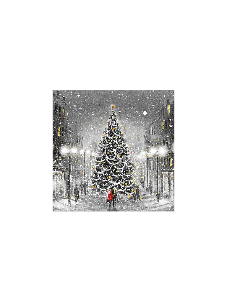 PAPER-PRODUCTS | Servilletas navideñas de 33x33 cm | Gris