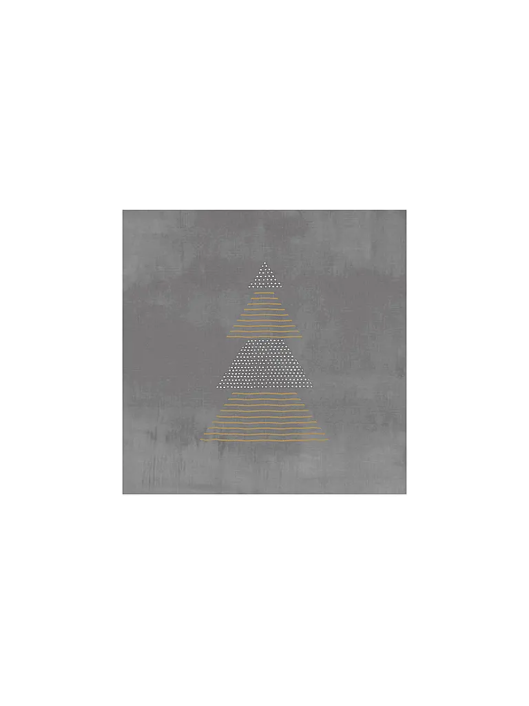 PAPER-PRODUCTS | Servilletas navideñas de 33x33 cm | Gris