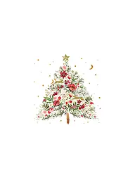 PAPER-PRODUCTS | Servilletas navideñas de 33x33cm | Blanco