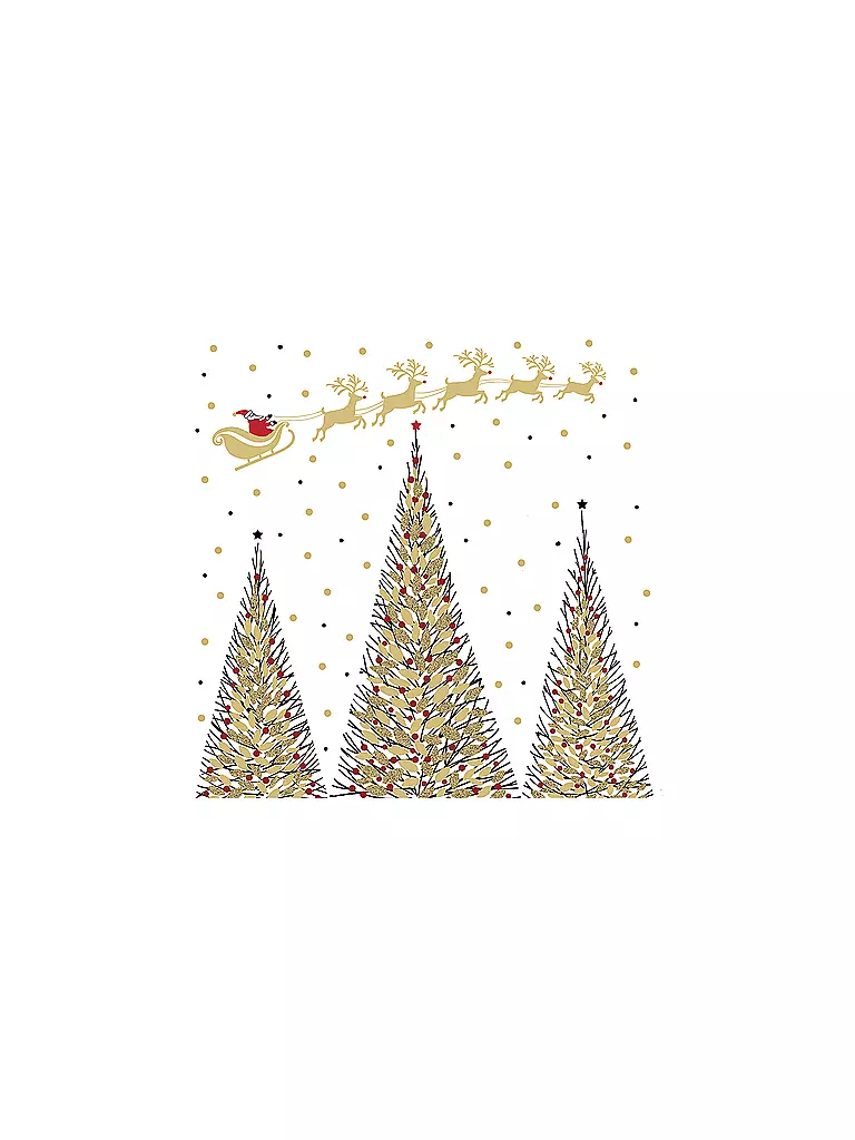 PAPER-PRODUCTS | Weihnachts Lunch-Servietten 33x33cm  JOYEUX NOEL | Oro