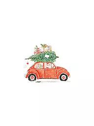 PAPER-PRODUCTS | Weihnachts Lunch-Servietten 33x33cm CHR. DELIVERY | Rojo