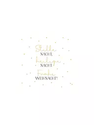 PAPER-PRODUCTS | Weihnachts Lunch-Servietten 33x33cm STILLE NACHT | Blanco