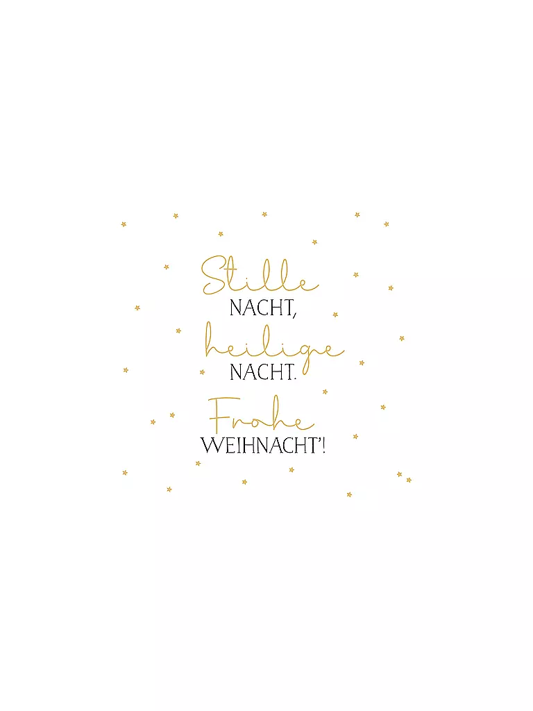 PAPER-PRODUCTS | Weihnachts Lunch-Servietten 33x33cm STILLE NACHT | Blanco