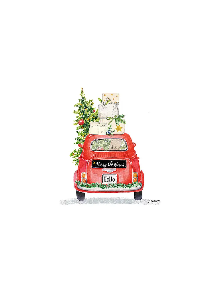 PAPER-PRODUCTS | Weihnachts-Servietten 25x25cm | Blanco