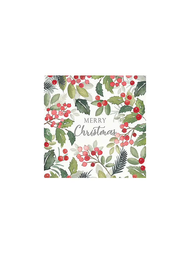 PAPER-PRODUCTS | Weihnachts-Servietten 25x25cm | Blanco