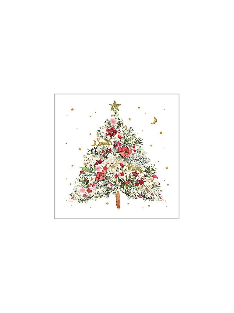 PAPER-PRODUCTS | Weihnachts-Servietten 25x25cm | Blanco