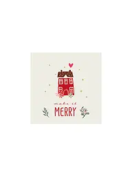 PAPER-PRODUCTS | Weihnachts-Servietten 33x33cm  | Beige