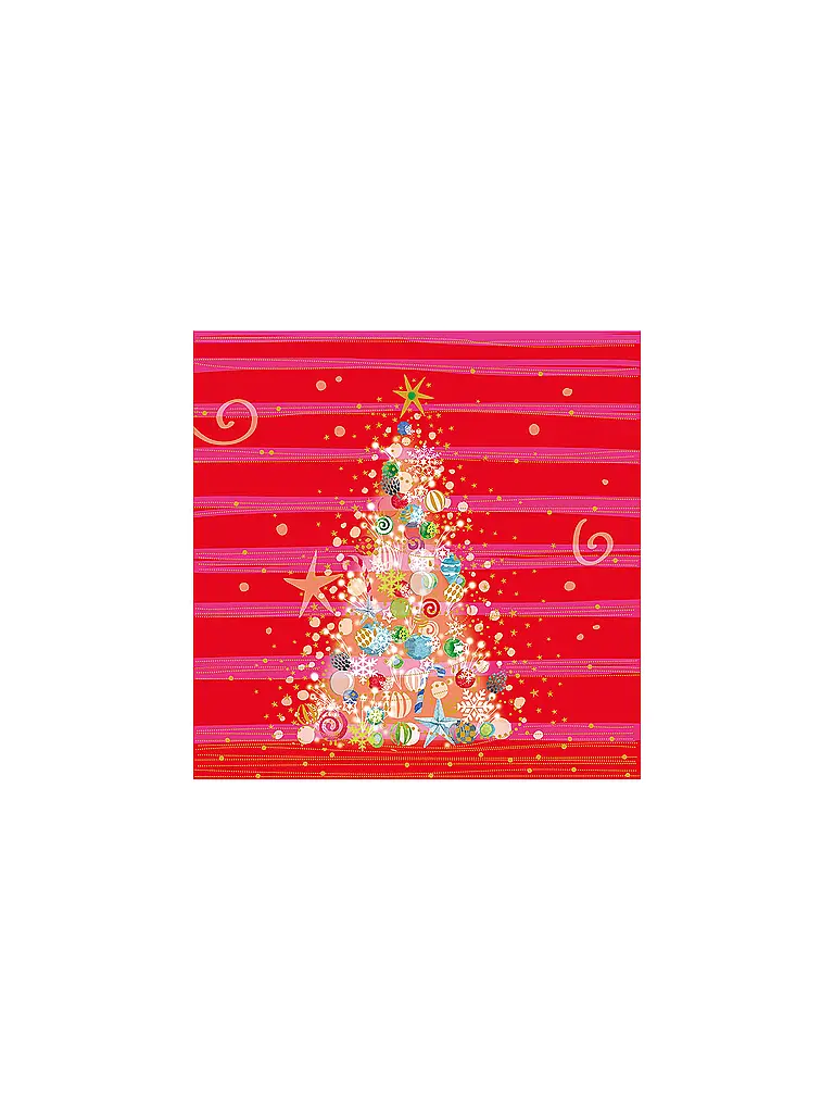 PAPER-PRODUCTS | Weihnachts-Servietten 33x33cm  | Rojo