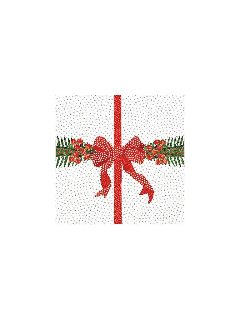 PAPER-PRODUCTS | Weihnachts-Servietten 33x33cm  | Blanco