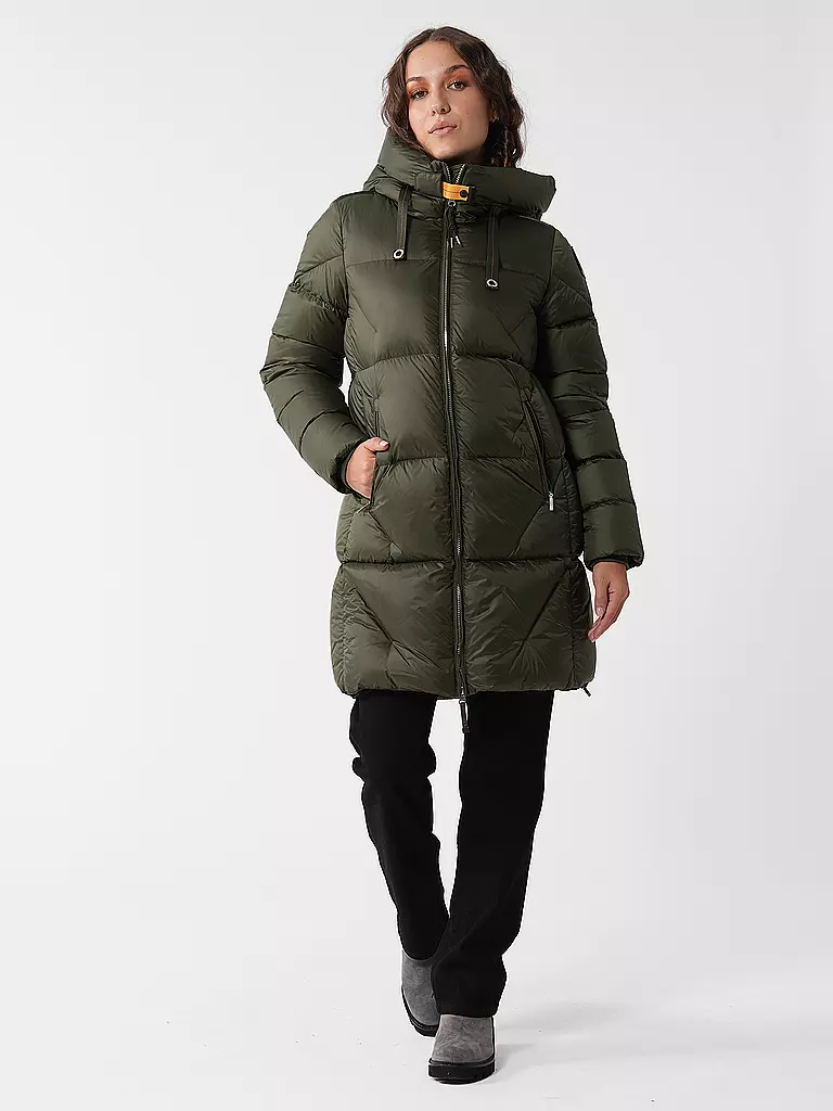 PARAJUMPERS | Daunensteppmantel JANET | Oliva