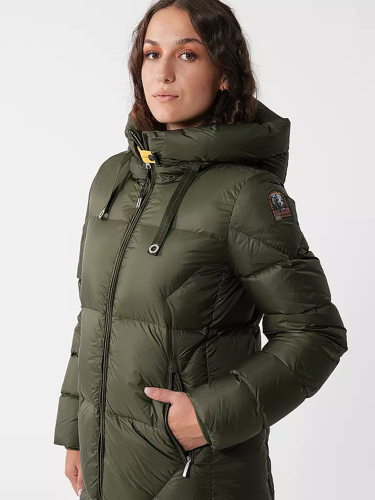 PARAJUMPERS | Daunensteppmantel JANET | Oliva