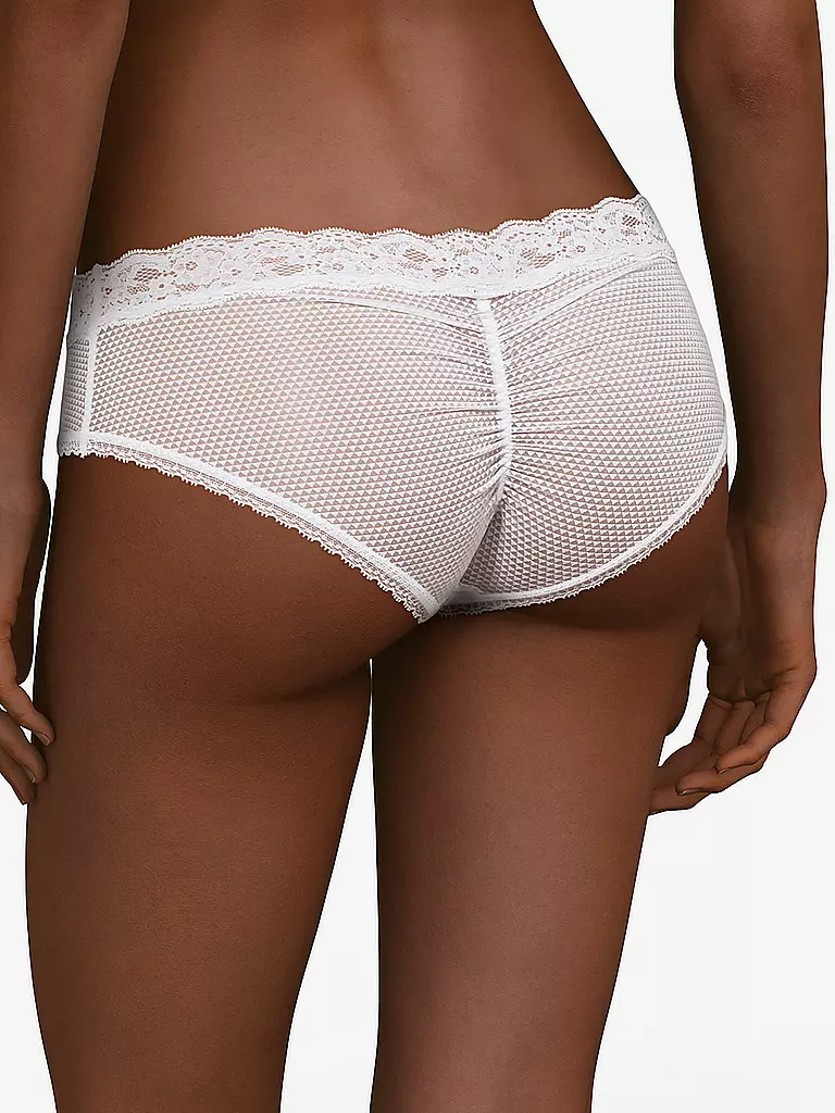 PASSIONATA | Bragas "Brooklyn Shorty" (blanco) | Blanco