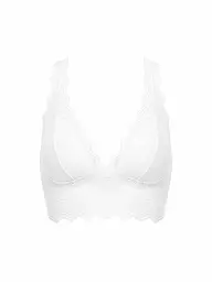 PASSIONATA | Bustier gefüttert (ohne Bügel) "Georgia" (Weiss) | Blanco