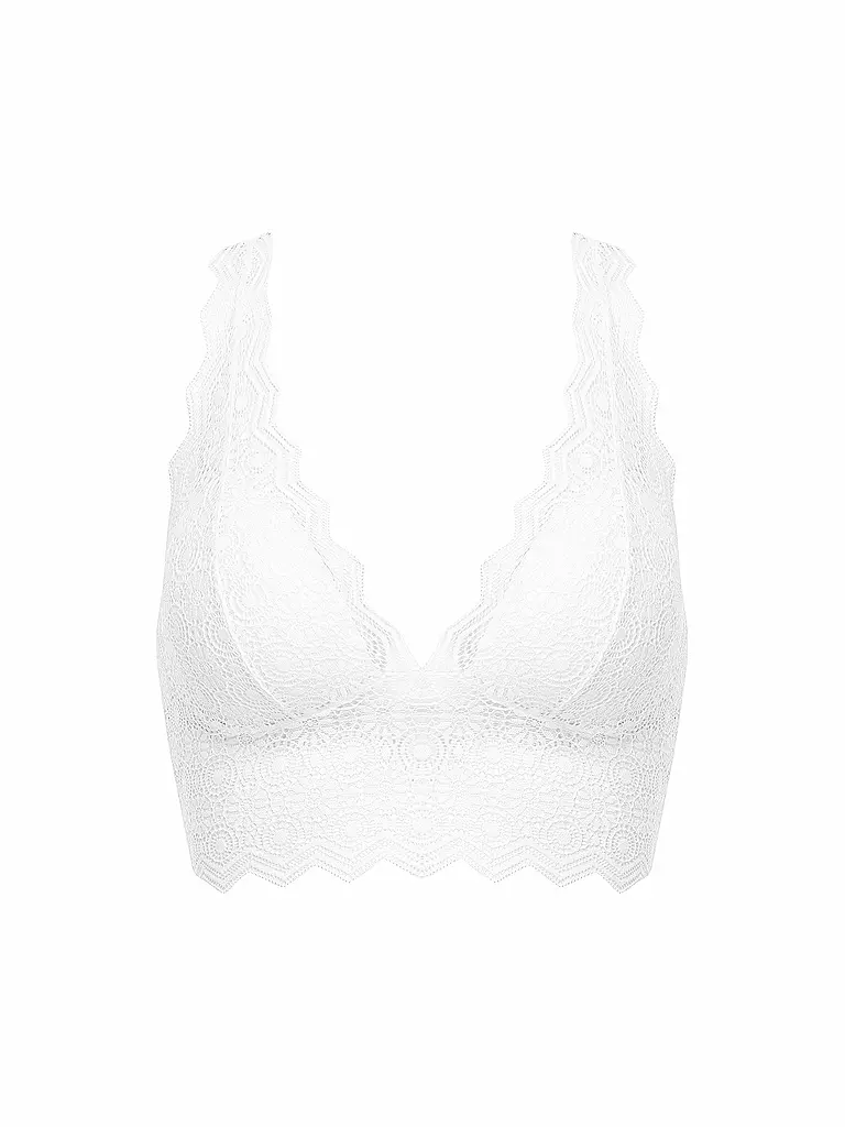 PASSIONATA | Bustier gefüttert (ohne Bügel) "Georgia" (Weiss) | Blanco