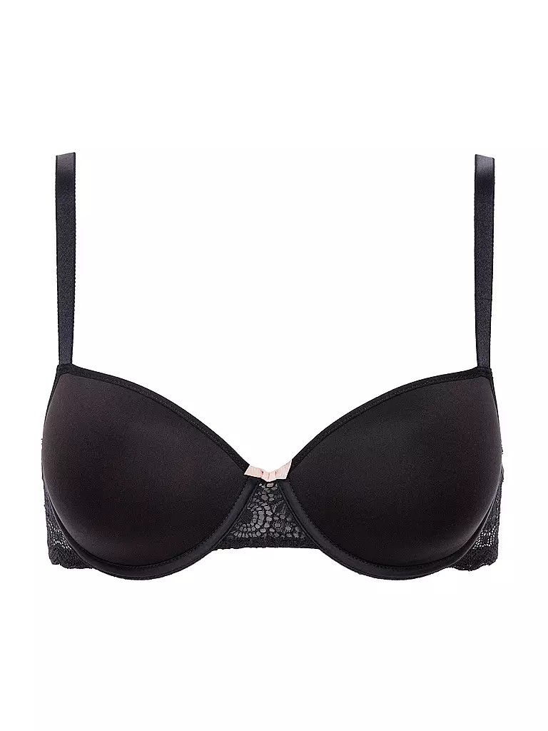 PASSIONATA | Sujetador camiseta (copa memory foam) "Georgia" negro | Negro