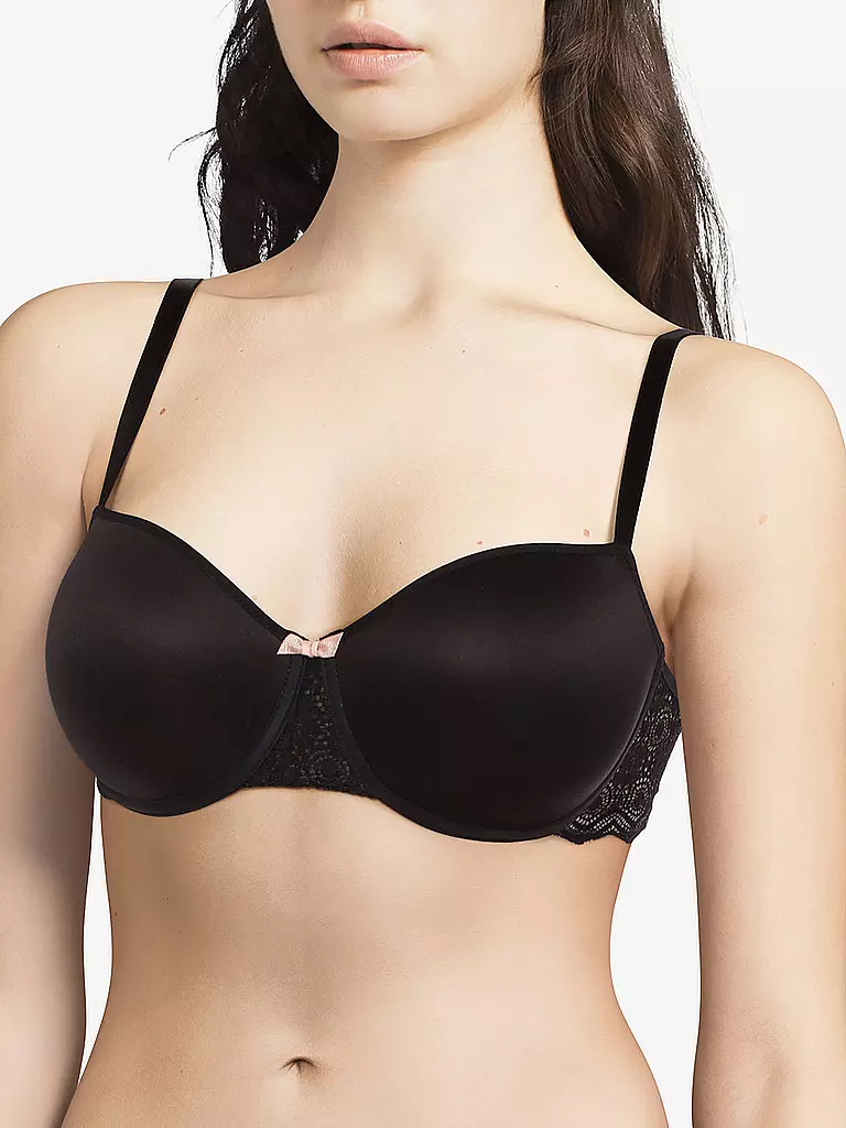 PASSIONATA | Sujetador camiseta (copa memory foam) "Georgia" negro | Negro