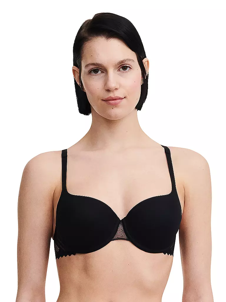 PASSIONATA | Sujetador camiseta con aros RODEO | Negro