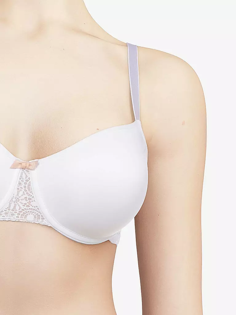 PASSIONATA | Sujetador camiseta con copa de memory foam "Georgia" blanco | Blanco