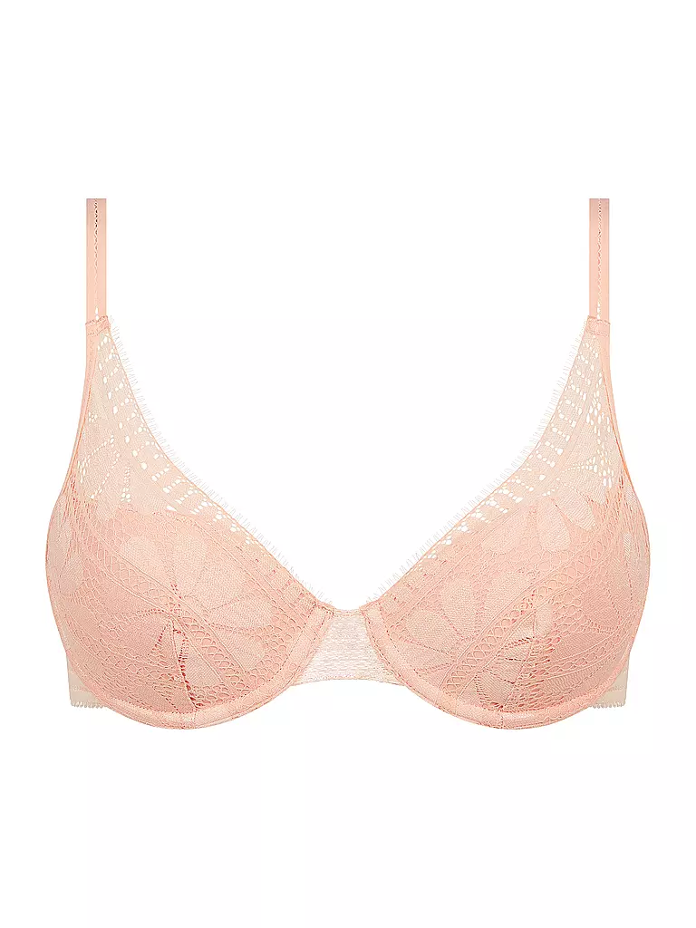 PASSIONATA | Sujetador con aros y relleno tropical peach | Rosa