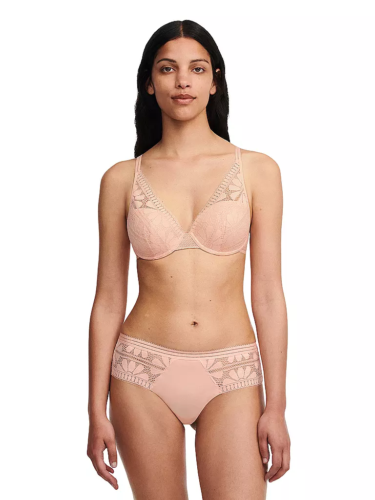 PASSIONATA | Sujetador con aros y relleno tropical peach | Rosa