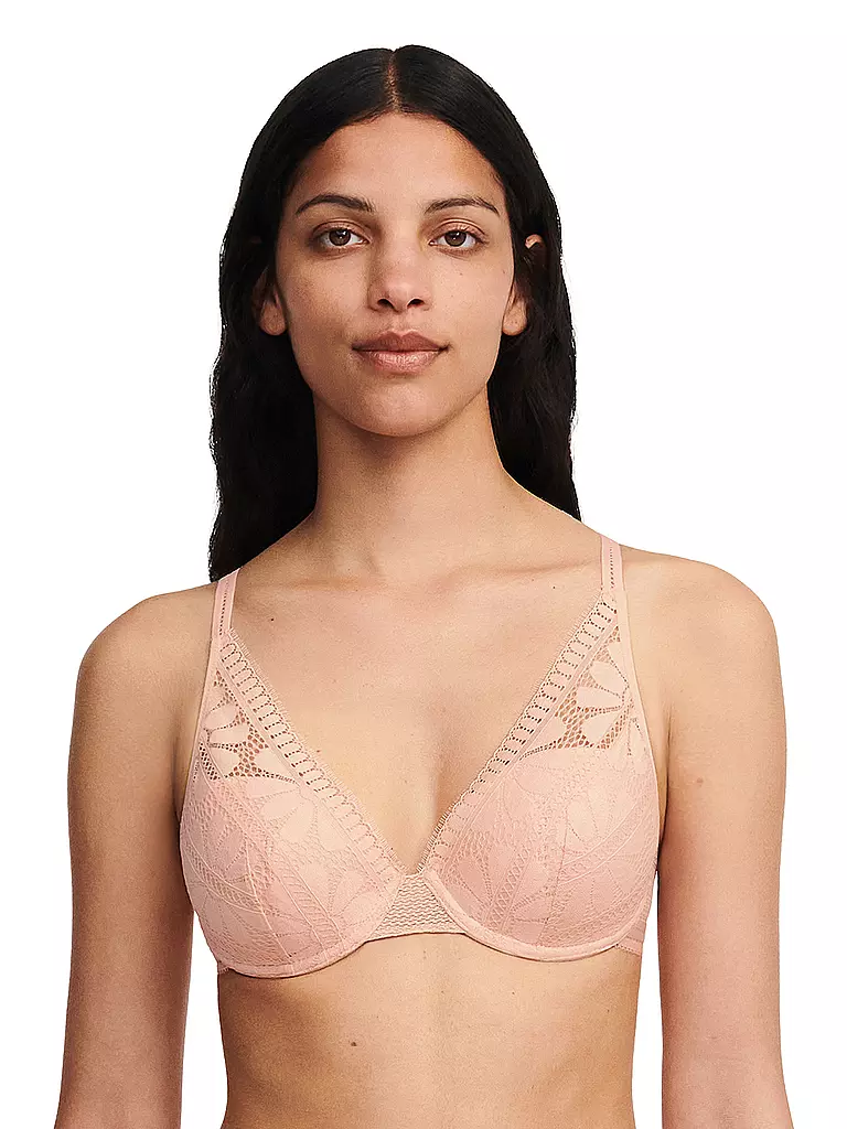 PASSIONATA | Sujetador con aros y relleno tropical peach | 