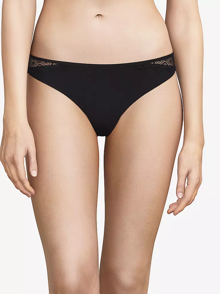 PASSIONATA | Tanga "Georgia" (Schwarz) | Negro