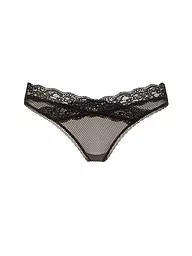 PASSIONATA | Tanga Brooklyn Blanco | Negro