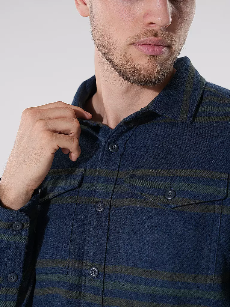PATAGONIA | Flanellhemd FJORD | Azul oscuro