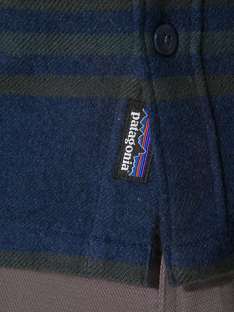 PATAGONIA | Flanellhemd FJORD | Azul oscuro