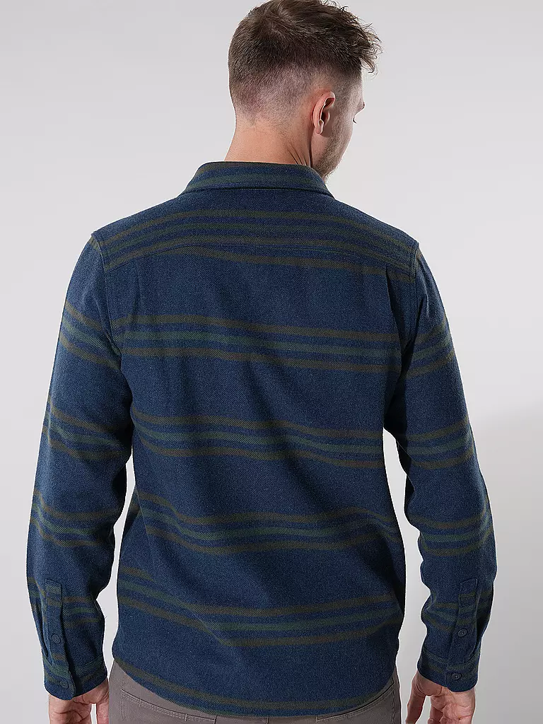 PATAGONIA | Flanellhemd FJORD | Azul oscuro