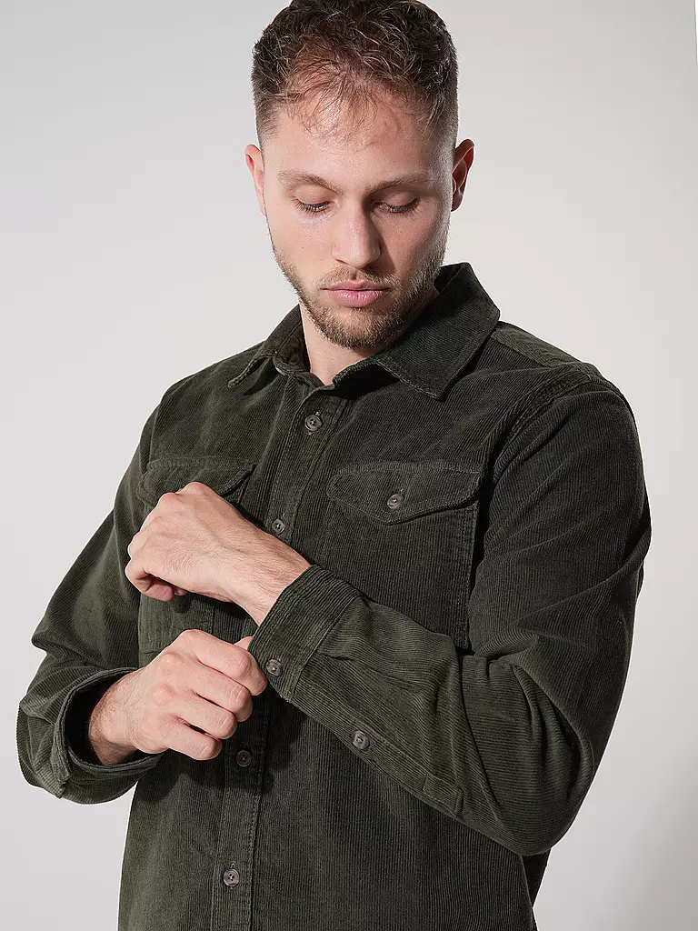 PATAGONIA | Hemd CORDUROY | Verde oscuro