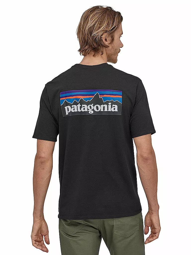 PATAGONIA | T-Shirt M'S P-6 LOGO RESPONSIBILI-TEE | Negro