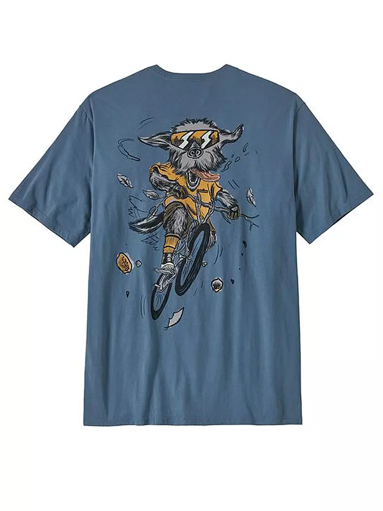 PATAGONIA | T-Shirt M'S TRAIL HOUND ORGANIC | Azul